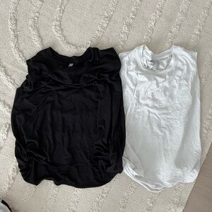 Athleta side slit tees